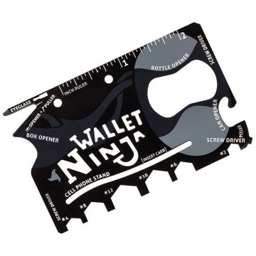 Čelična multifunkcionalna kartica Wallet Ninja 18 u 1